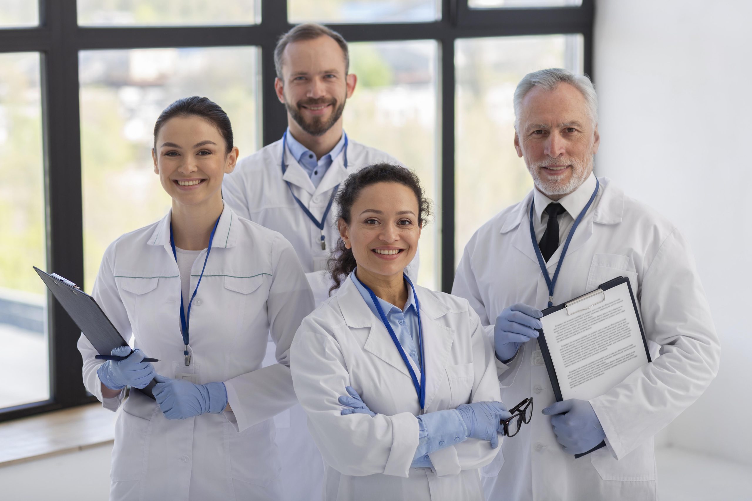 medium-shot-scientists-posing-together